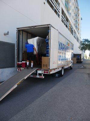 Yarnall movers moving into condo