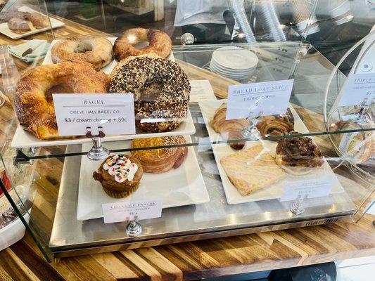 Great selection of baked goods from local places