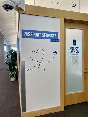 Passport services!  In a library.  I have NEVER seen that before.