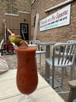 Bloody Mary on the patio