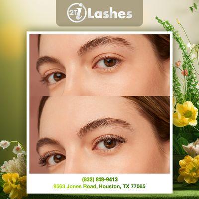 "Spring into beauty with eyelash services at 2T i Lashes. Embrace the season with effortless elegance!"  #SpringBeauty