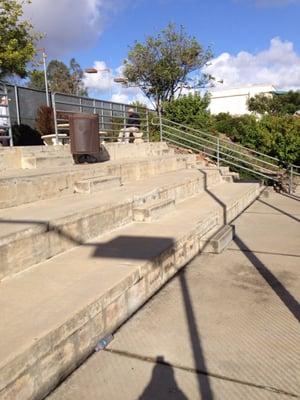 Seats for the main court.