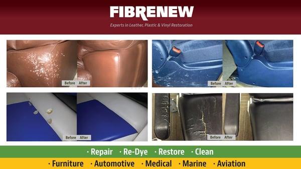 Leather Repair, Vinyl Restoration and Plastic Renewal services