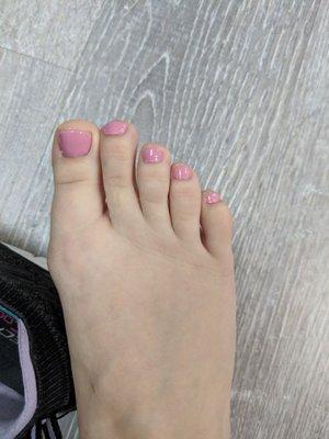 My pedicure