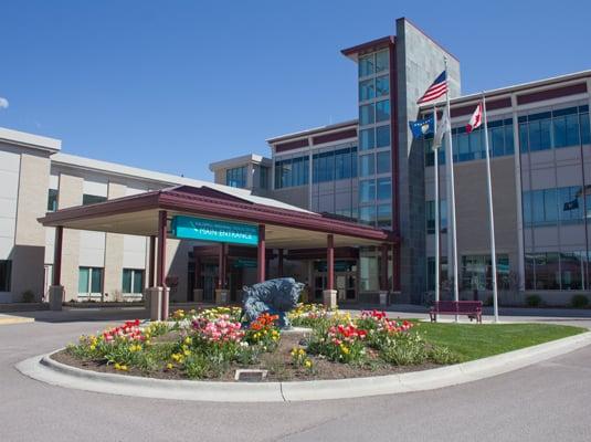 Kalispell Regional medical Center Main Entrance in Kalispell, Montana.