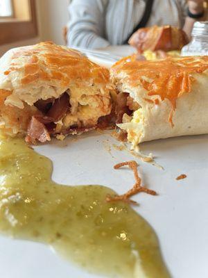 The "Regular " breakfast burrito