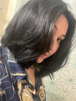 the cut I wanted and color