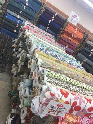 100% Cotton Prints $7.98/yd and 100% Linen Prints $9.90/yd