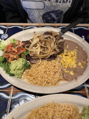 Carne Asada plate