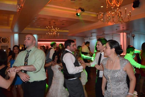 Our crowded dance floor -- thanks, Joel!!!