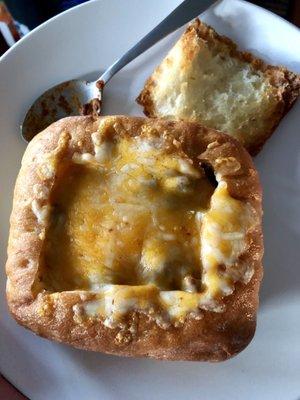 Ciabatta is perfect for bread bowls :)