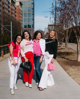 Cheers to 70 degree days and spending time in the sunshine with your Galentines!