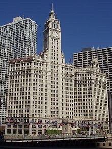 Wrigley Building Former HQ in Chicago. Posted with review 04/15/2020