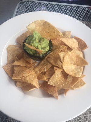 Saddest portion of bland guacamole ever: $8.00