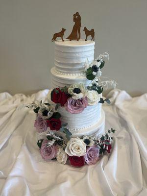 Beautiful wedding cake