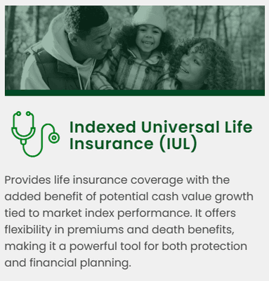 Provides life insurance coverage with the added benefit of potential cash value growth tied to market index performance. It offers flexibili