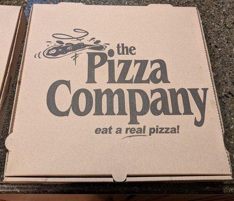 The Pizza Company Box!