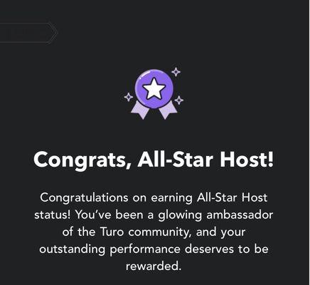 I am a Turo All-Star Host