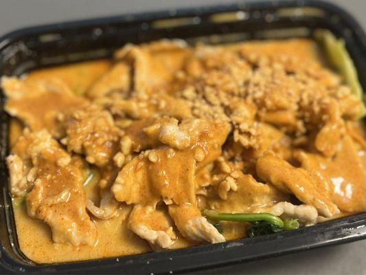 Peanut Sauce over Chicken