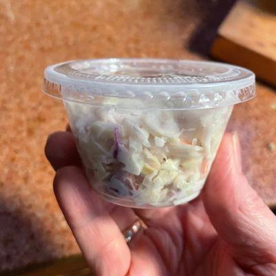 $3.00 order of coleslaw