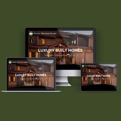 Website Design and Development for Western Showcase Homes. Chehalis, WA