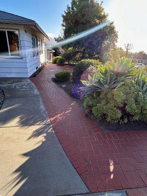 Front walk