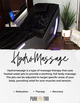 Hydromassage Now Available at PURETAN!