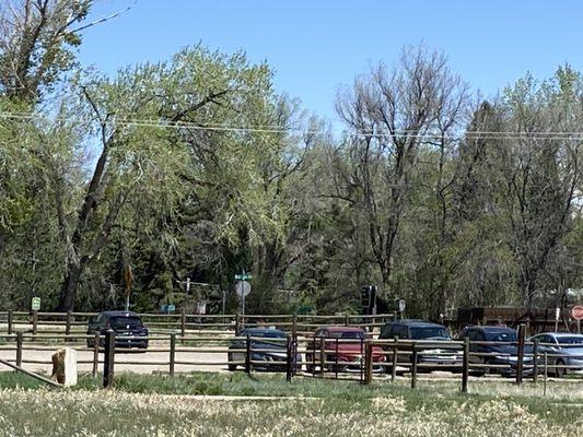 Northend parking at Baseline Road