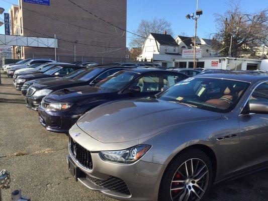 Maserati's to Honda's they have 100 to choose from