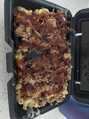 Pop's Nachos with pulled pork