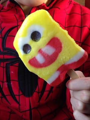 Sponge bob Popsicle.