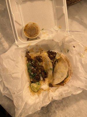 carne asada taco