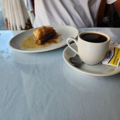 Ethiopian coffee & Baklava