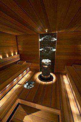 Another prospective of the sauna they re did