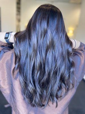 Cool tones balayage