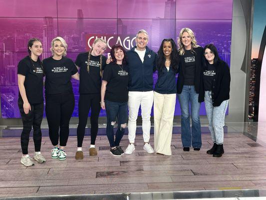 Rybell's on set at the Chicago Today Show!