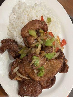 R4. Salt & Pepper Pork Chop Rice Lunch