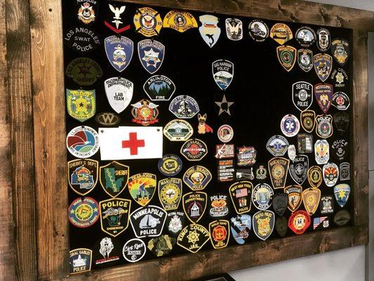 Bring in a patch to be represented on our patch wall