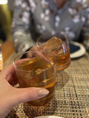 Classic Old Fashioned and Casamigos Old Fashioned