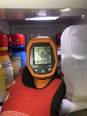 Refrigerator repair, added refrigerant (Freon)