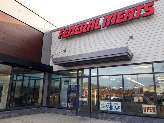 Fresh updated look at Federal Meats, Williamsville Place Plaza