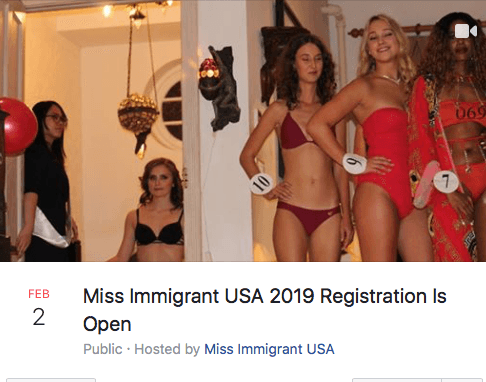 Casting call by Miss Immigrant USA