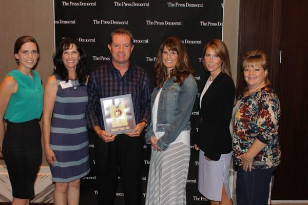 Some of our team at the 2014 Best of Sonoma Award Ceremony!