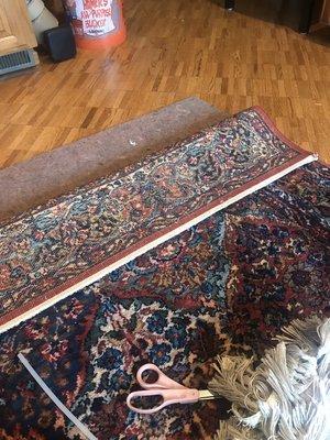 Area rug Repair