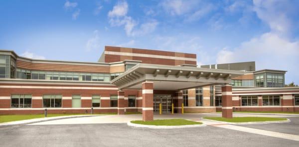 Huggins Hospital Main Entrance