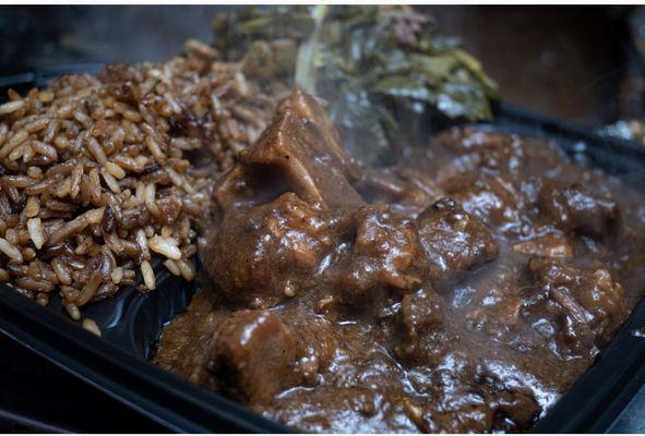 Large oxtail dinner