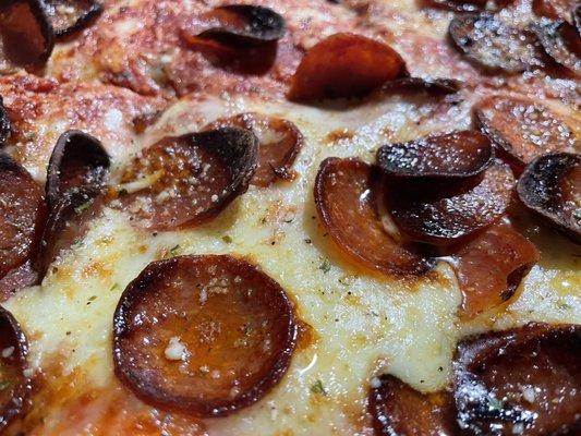 Close up pizza