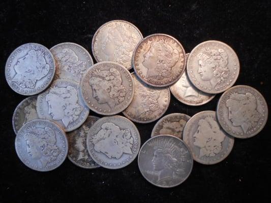 Buying and Selling Old Silver dollars.