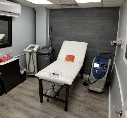 Laser Room 2, utilizing Candela and Cynosure Technologies, not IPL