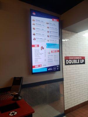 Menu board